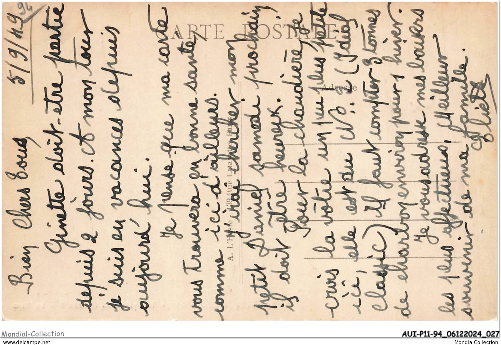 AUIP11-0901-94 - MANDRES - Le Robinson Des Vallées - Le Parc - Mandres Les Roses