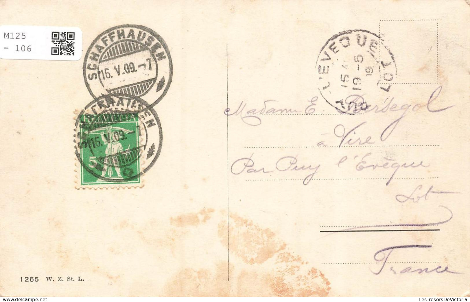 [-5%] SUISSE - Chutes Du Rhin Près De Schaffhausen - La Plus Grande Chute D Eau D Europe - Carte Postale Ancienne - Schaffhouse