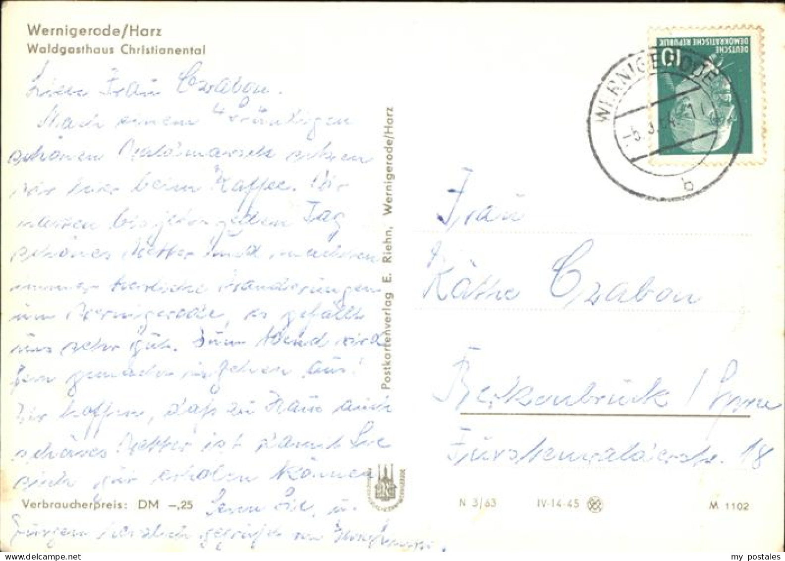 Wernigerode Harz Waldgasthaus Christianental - Wernigerode