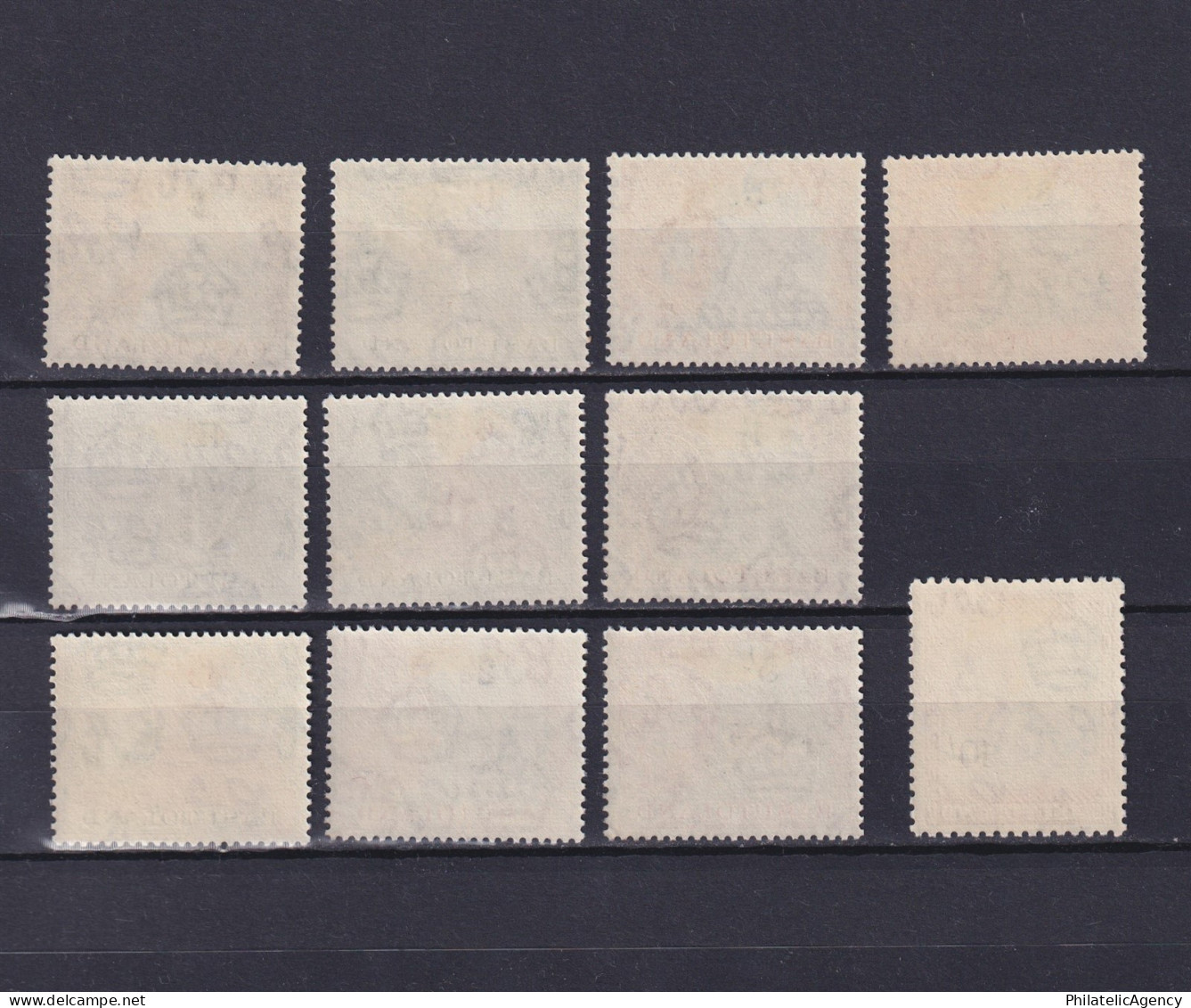 BASUTOLAND 1954, SG #43-53, CV £110, QEII, MH - 1933-1964 Crown Colony