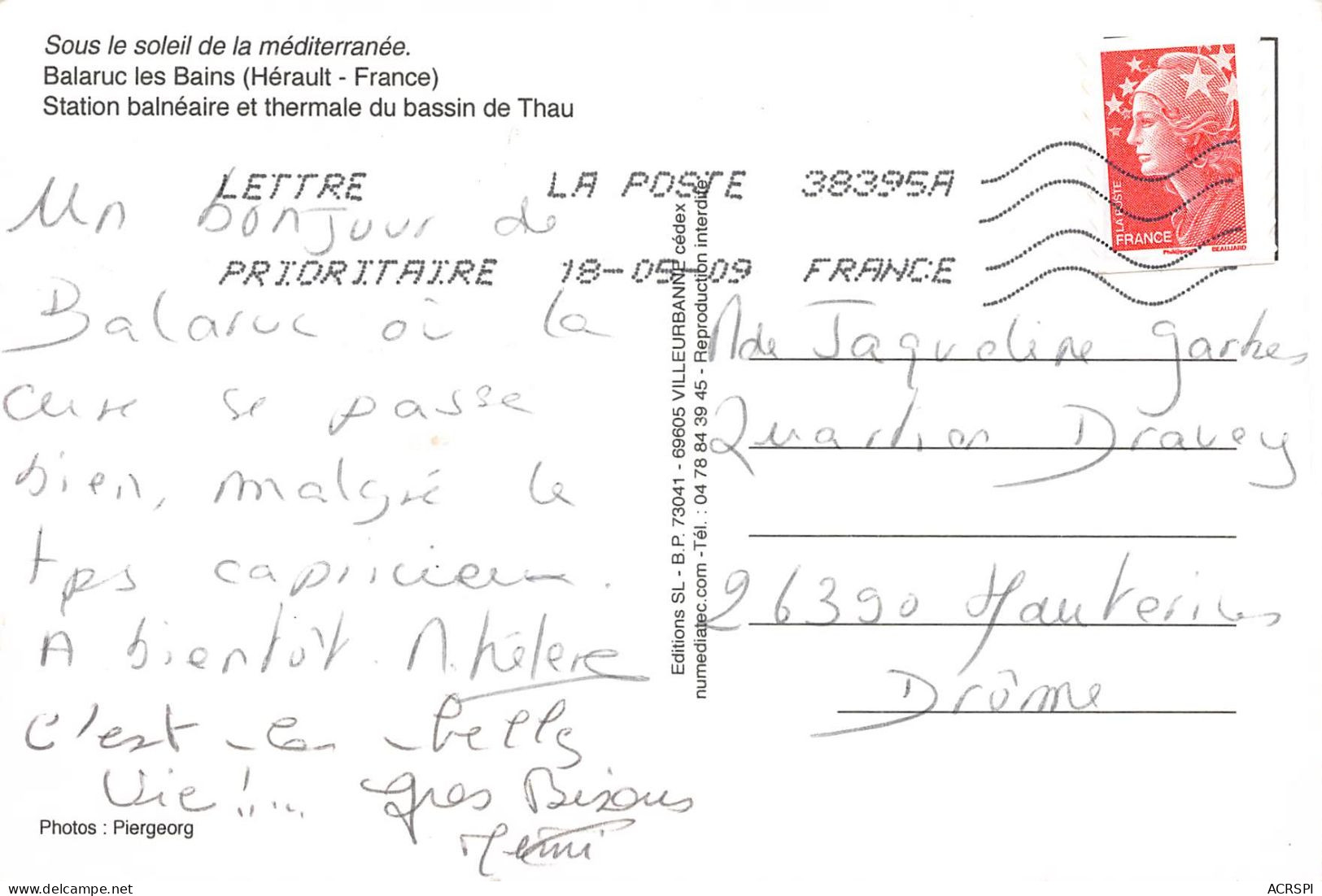 34 Balaruc-les-Bains  Divers Vues  (scan R/V) N° 44 \ PC1228 - Frontignan