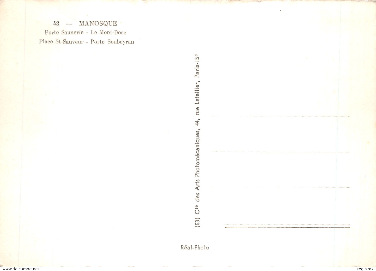 04-MANOSQUE-N°T1108-D/0305 - Manosque