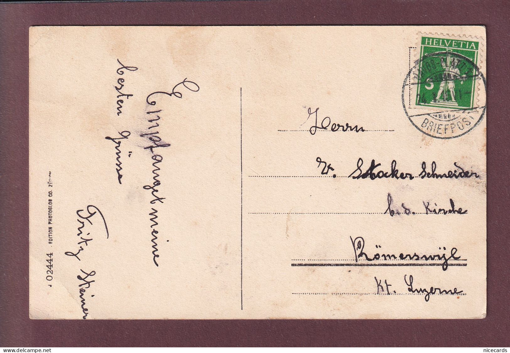 DAVOS-PLATZ - Schiahörner - 1916 - Davos