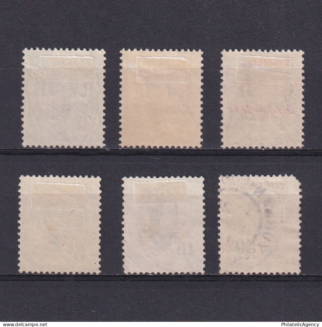 CHINA Yunnan Fou FRANCE 1908, Sc# 34-45, Part Set, Used - Gebruikt