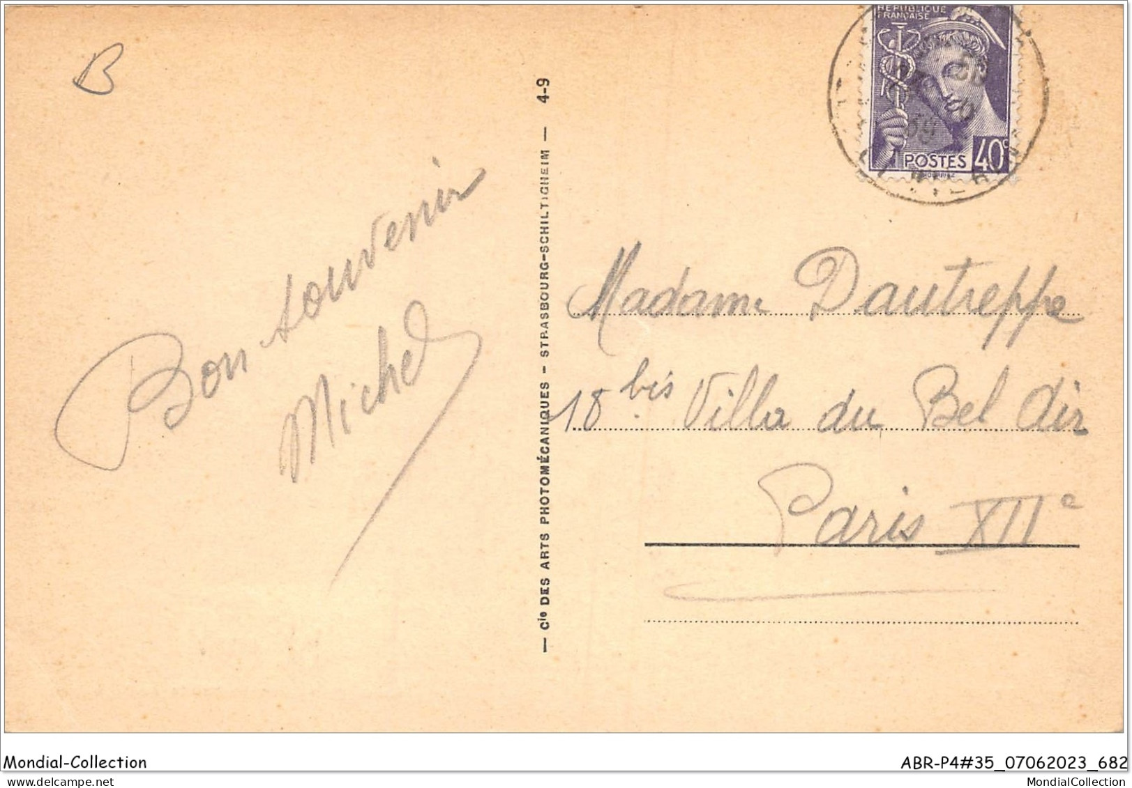 ABRP4-35-0320 - DINARD - La Plage Vue De La Pointe Du Moulinet - Dinard