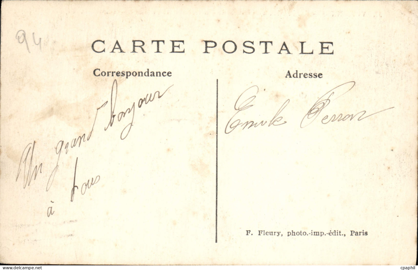 CPA Vincennes Vue Interieur Du Fort - Vincennes