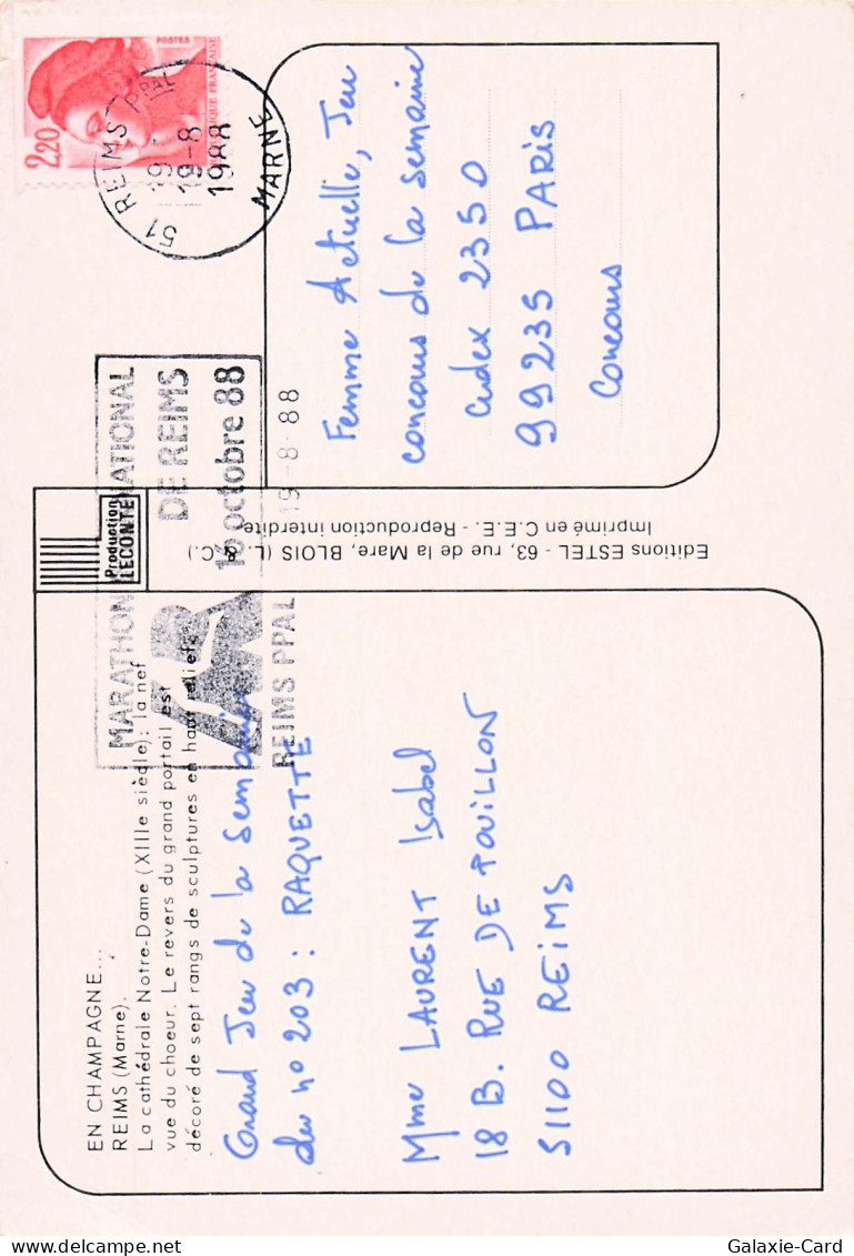 51 REIMS CATHEDRALE NOTRE DAME DE REIMS - Reims
