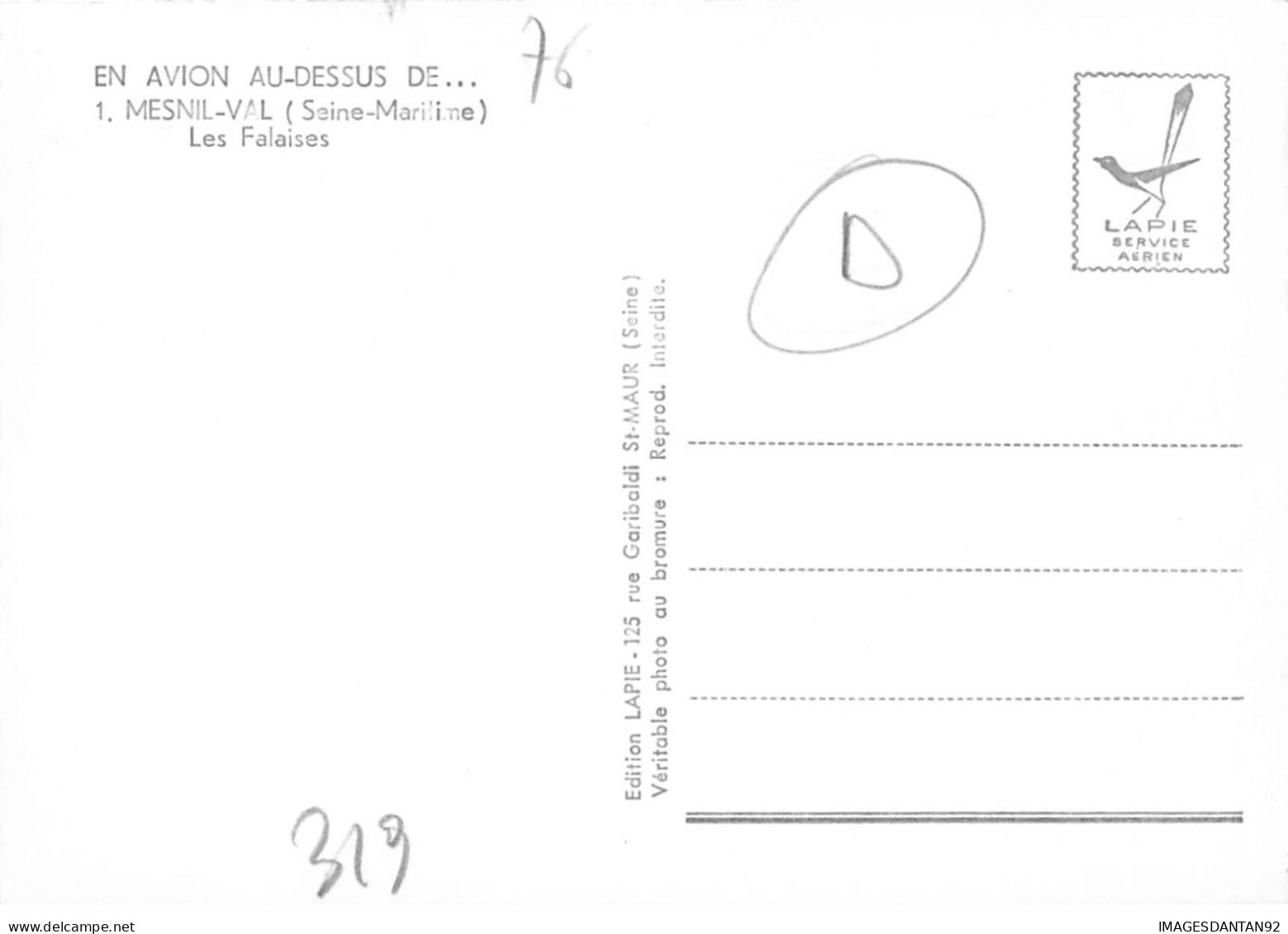 76 MESNIL VAL AJ#MK639 LES FALAISES NUM 1 - Mesnil-Val