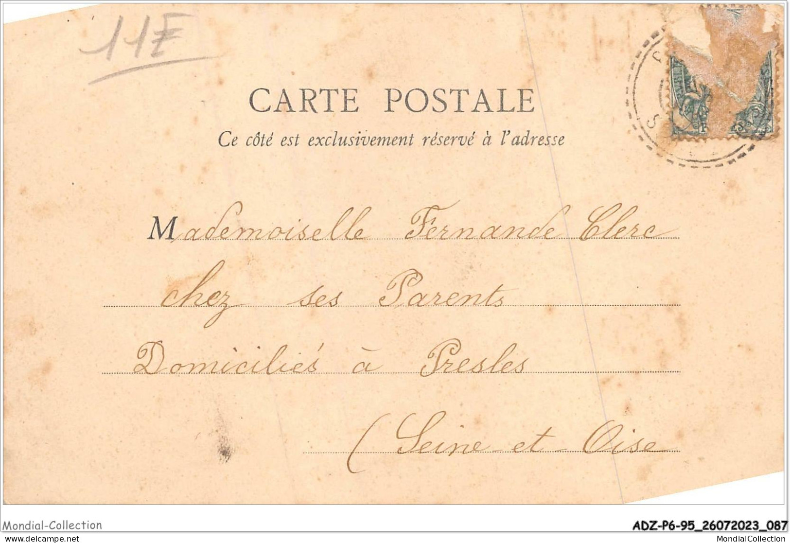 ADZP6-95-0485 - PERSAN - Place De La République - Persan