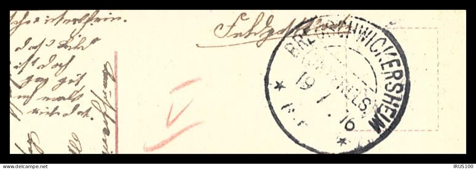 COURRIER DE BREUSCHWICKERSHEIM 1916 - HERZLICHE GRÜßE! - - Sonstige & Ohne Zuordnung