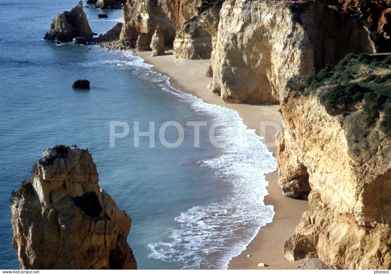 10 SLIDES SET ALGARVE BEACH PRAIAS PORTUGAL AMATEUR 35mm SLIDE DIAPOSITIVE NOT PHOTO FOTO NB4460