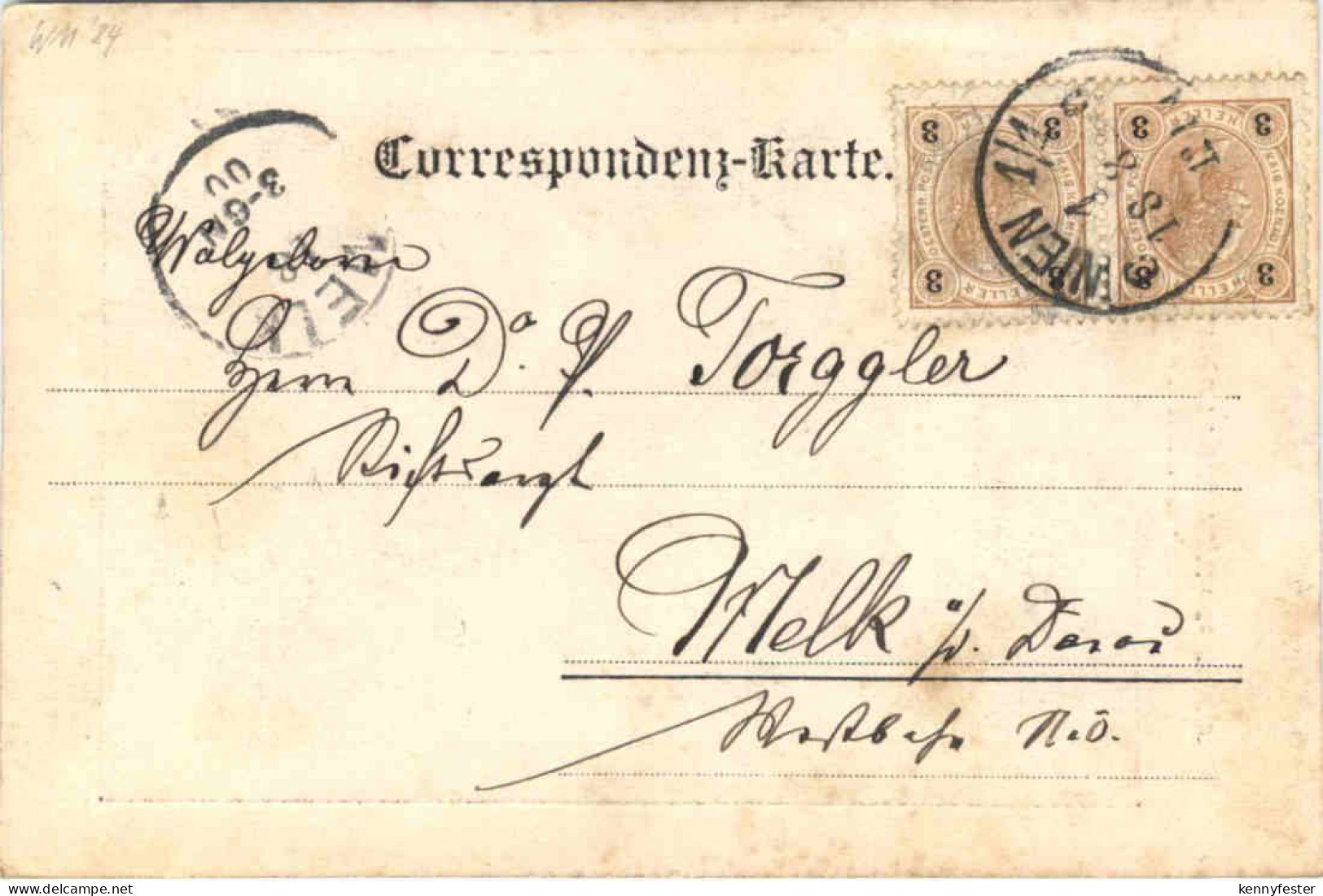 Wien - Deutsches Volkstheater Mit Fesselballon - Sonstige & Ohne Zuordnung