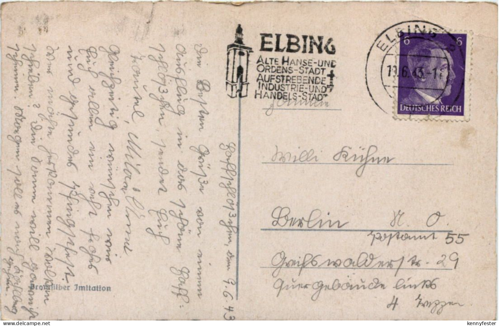 Kreuzer Leipzig Gelaufen In Elbing - Krieg