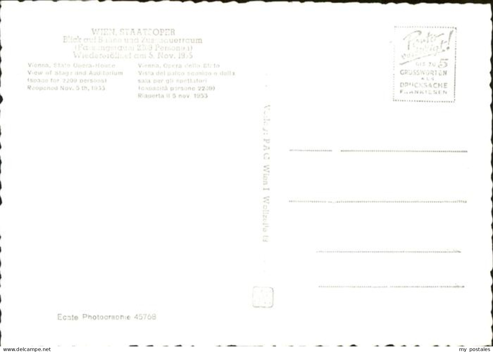 Wien Oper - Sonstige & Ohne Zuordnung