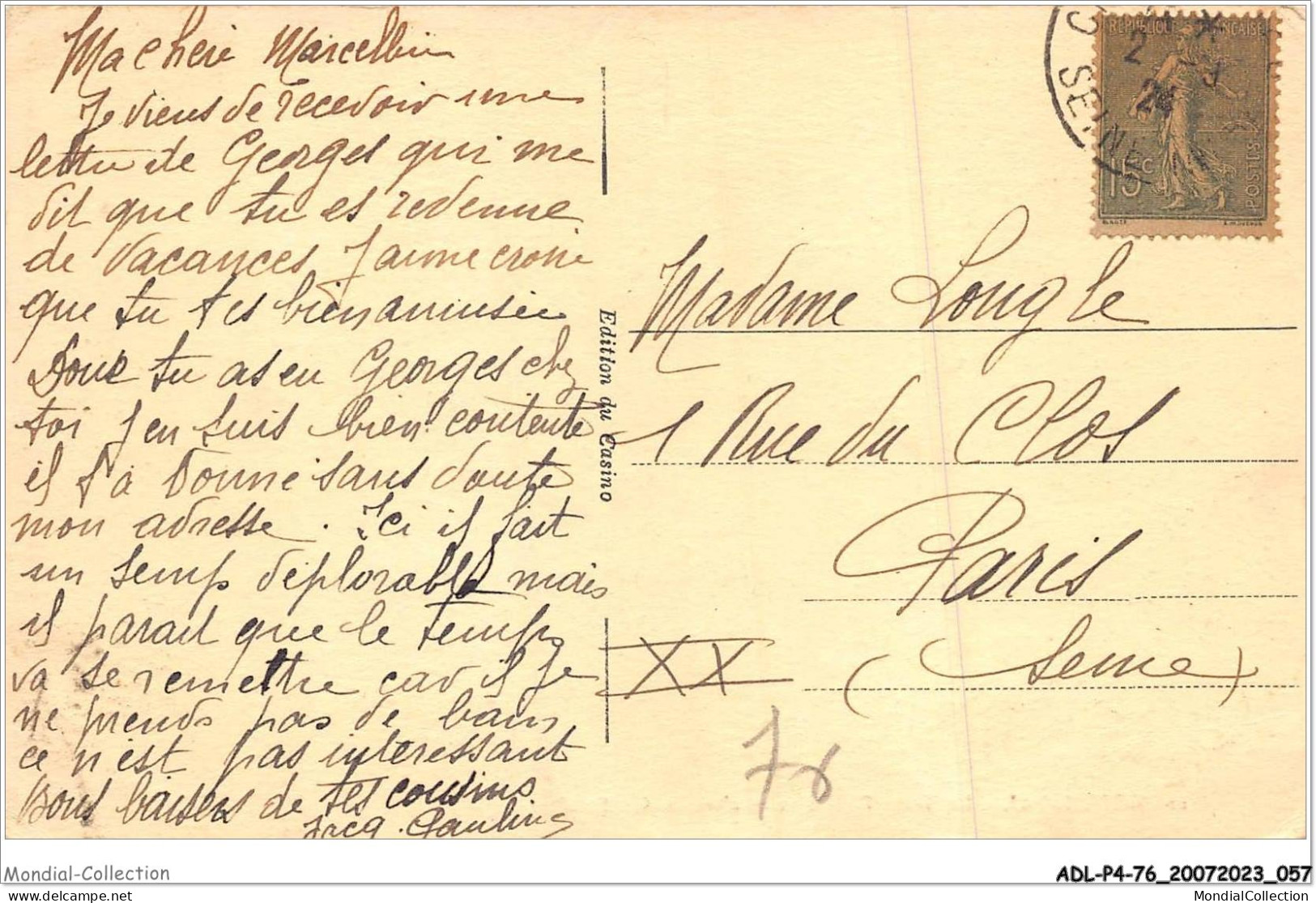 ADLP4-76-0306 - MESNIL-VAL - La Tour Talbot Et Le Chemin Des Falaises - Mesnil-Val