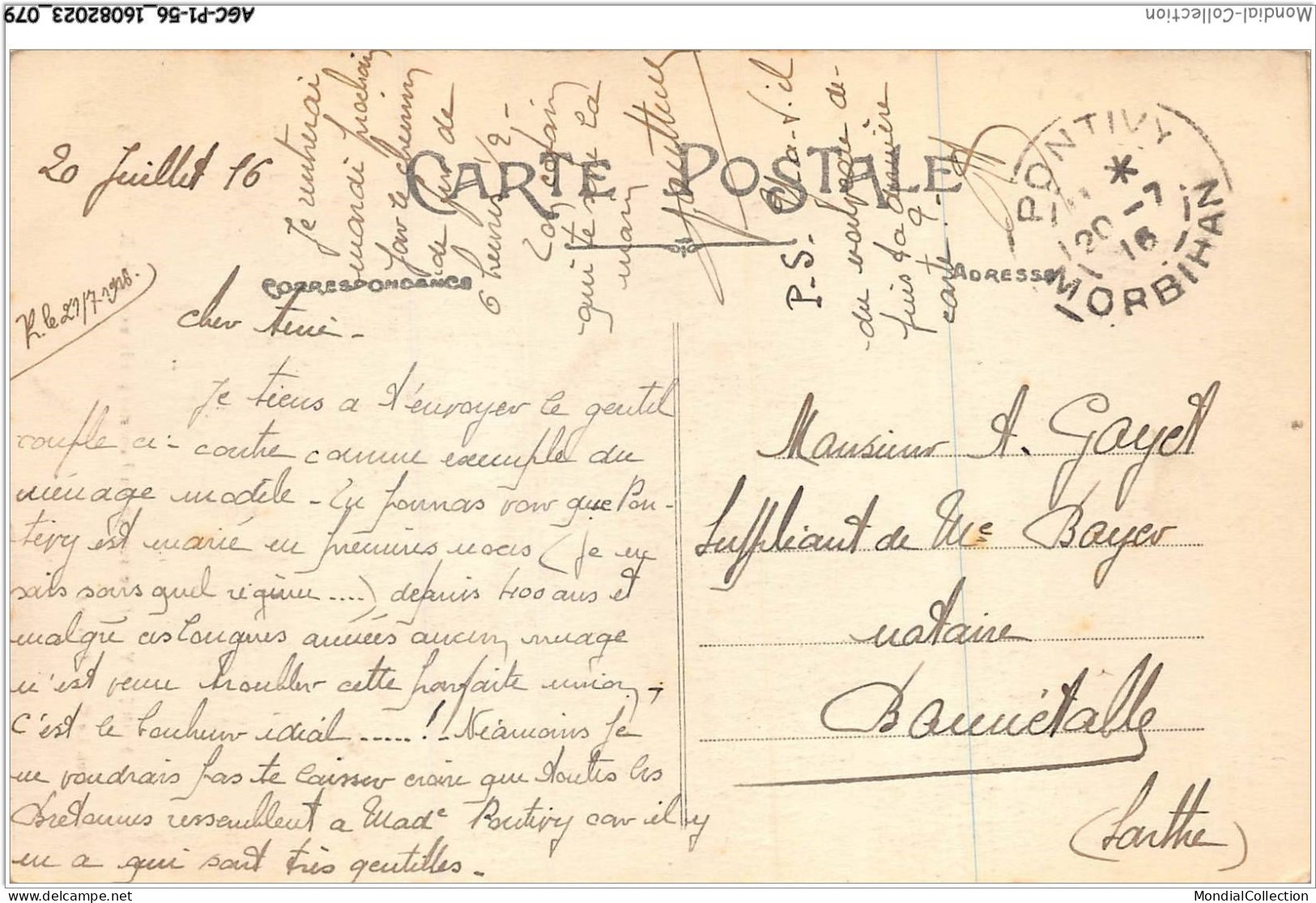 AGCP1-56-0040 - PONTIVY - Pontivy Et Sa Femme - Pontivy