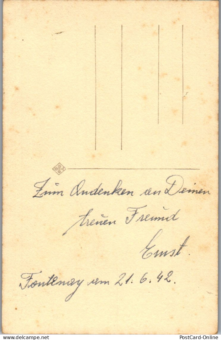 61101 - Aufnahme - Militaria , Soldat In Uniform , Zigarette - Nicht Gelaufen 1942 - Vehicles