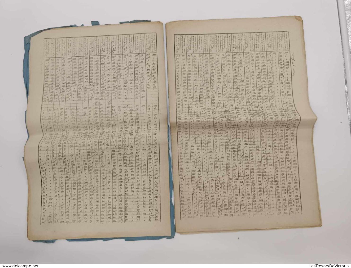 [-50%] Vieux Papiers - Atlas Cadastral Parcellaire De La Belgique - Province De Liège - Canton De Louvrigné - Commune D - Autres Plans