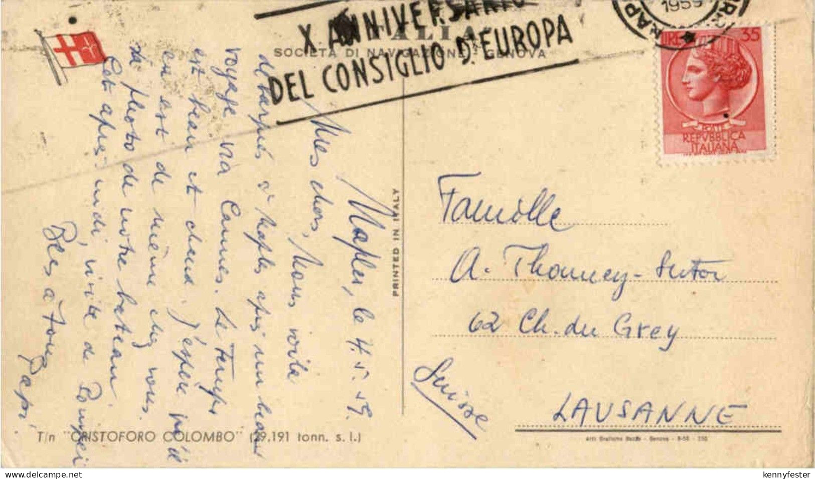 TN Oristoforo Colombo - Passagiersschepen