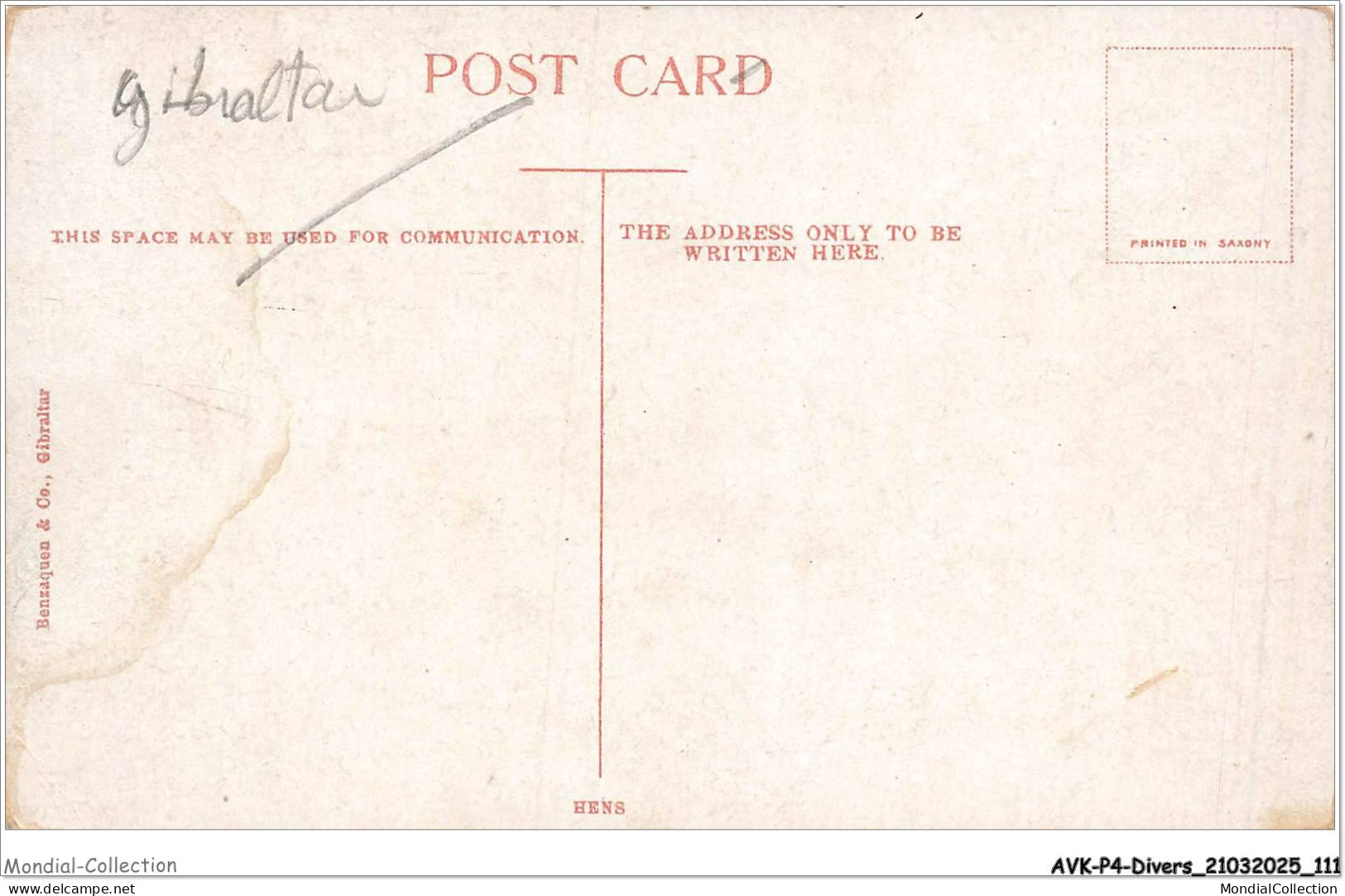 AVKP4-0240-GIBRALTAR - Gunners Parade With H-m The Late Queen Victoria's Monument - Gibilterra