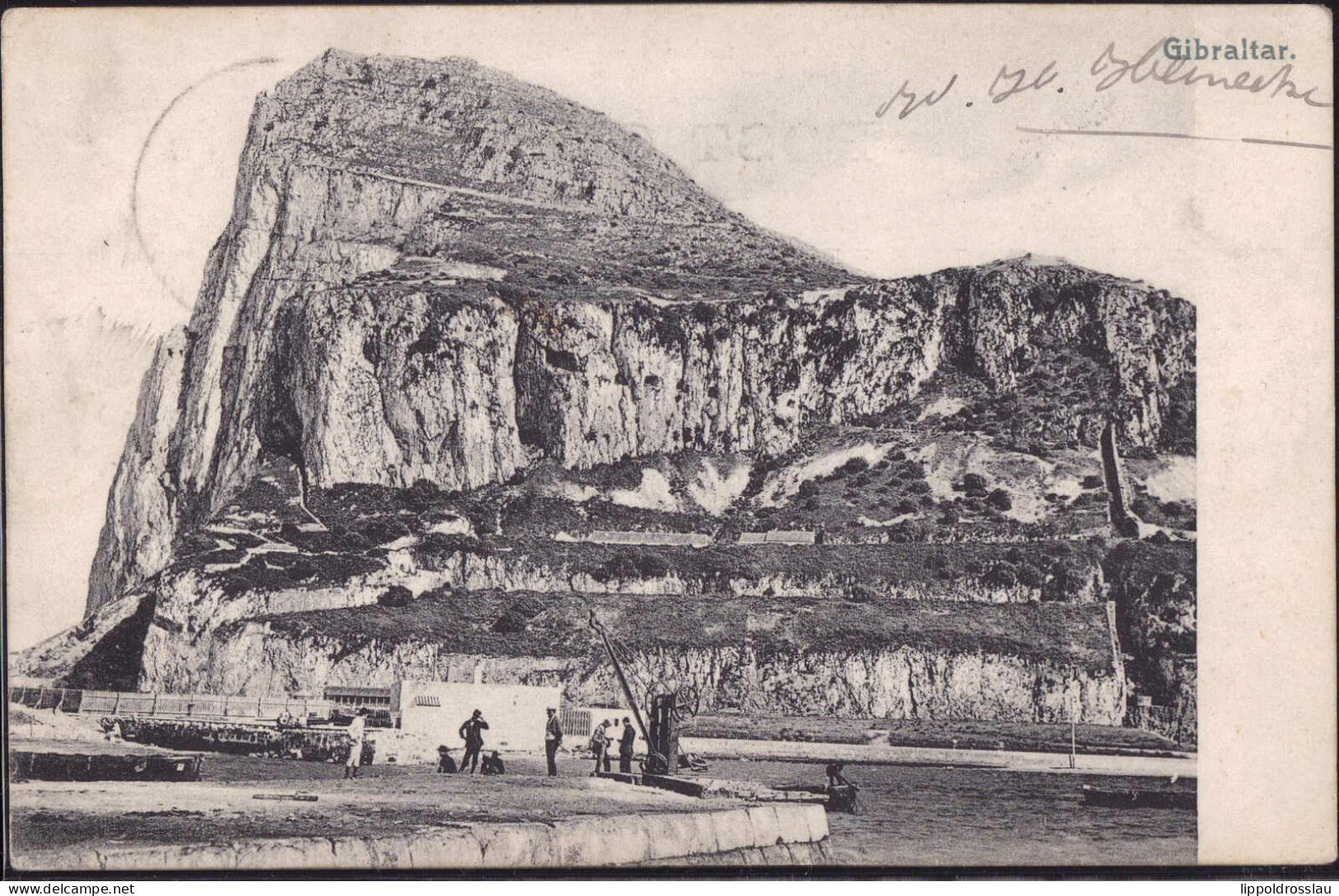 Gest. Gibraltar Deutsche Seepost 1905 Ost-Aiatische Linie - Gibilterra