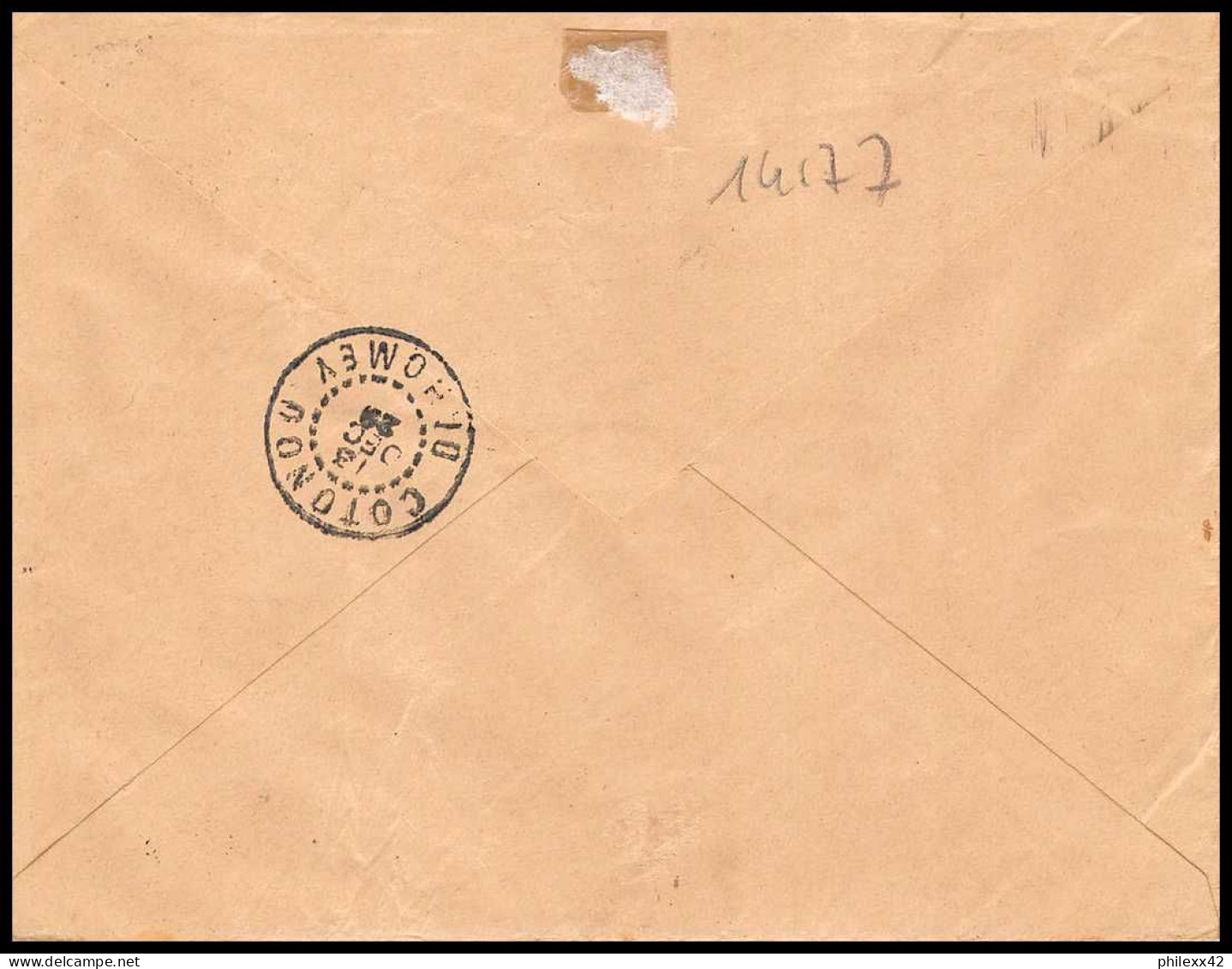 14177 Dahomey Grand Popo 1929 Champigny Sur Marne Lettre Cover Colonies - Brieven En Documenten