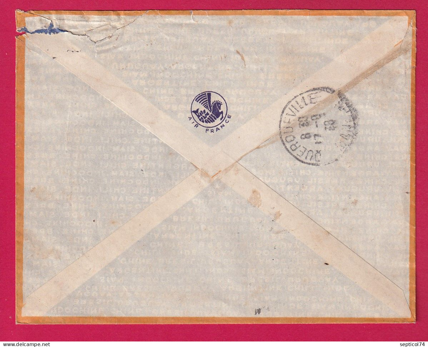 CACHET VIOLET FRANCHISE MILITAIRE AVISO COLONIAL SAVORGNAN DE BRAZZA LETTRE FM AVION SAIGON CENTRAL COCHINCHINE 1936 - Schiffspost