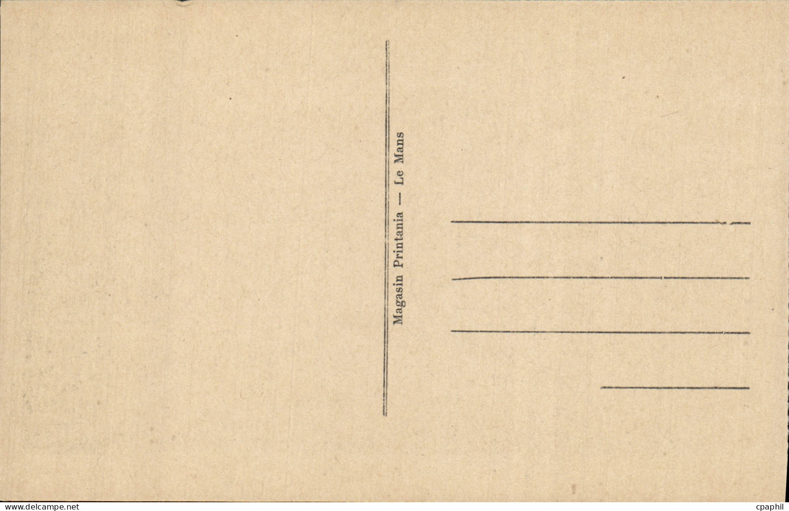 CPA Le Mans Le Pont En X - Le Mans