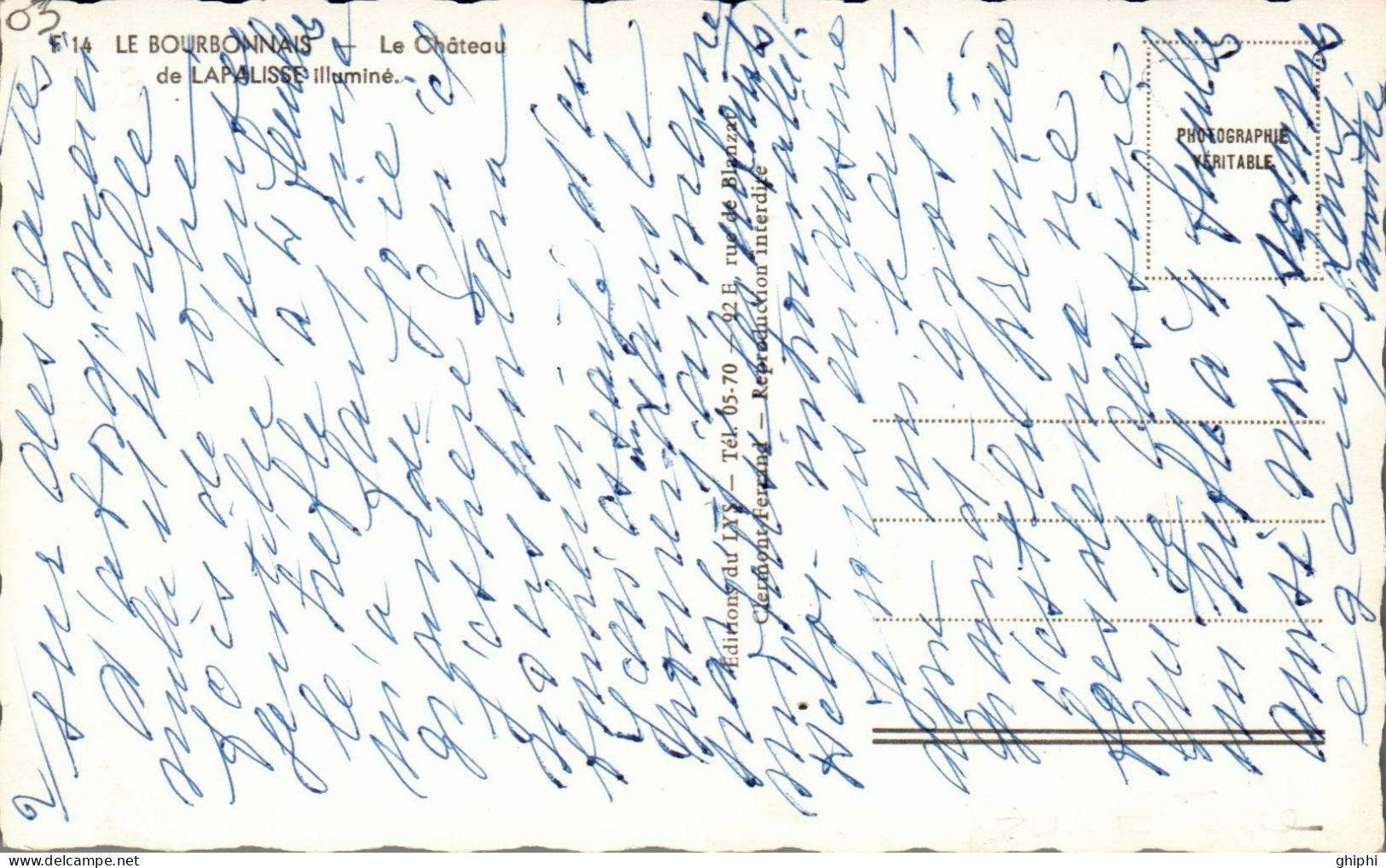 N°34809 W -cpsm Le Château De Lapalisse Illuminé - Lapalisse