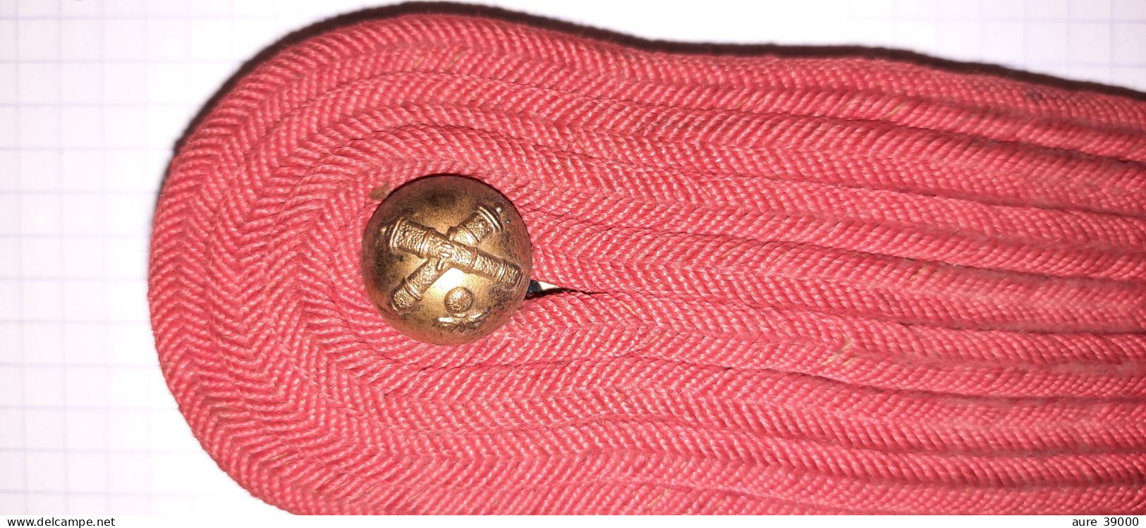 1648 Paire D'épaulettes Trèfle Artillerie - Ausrüstung