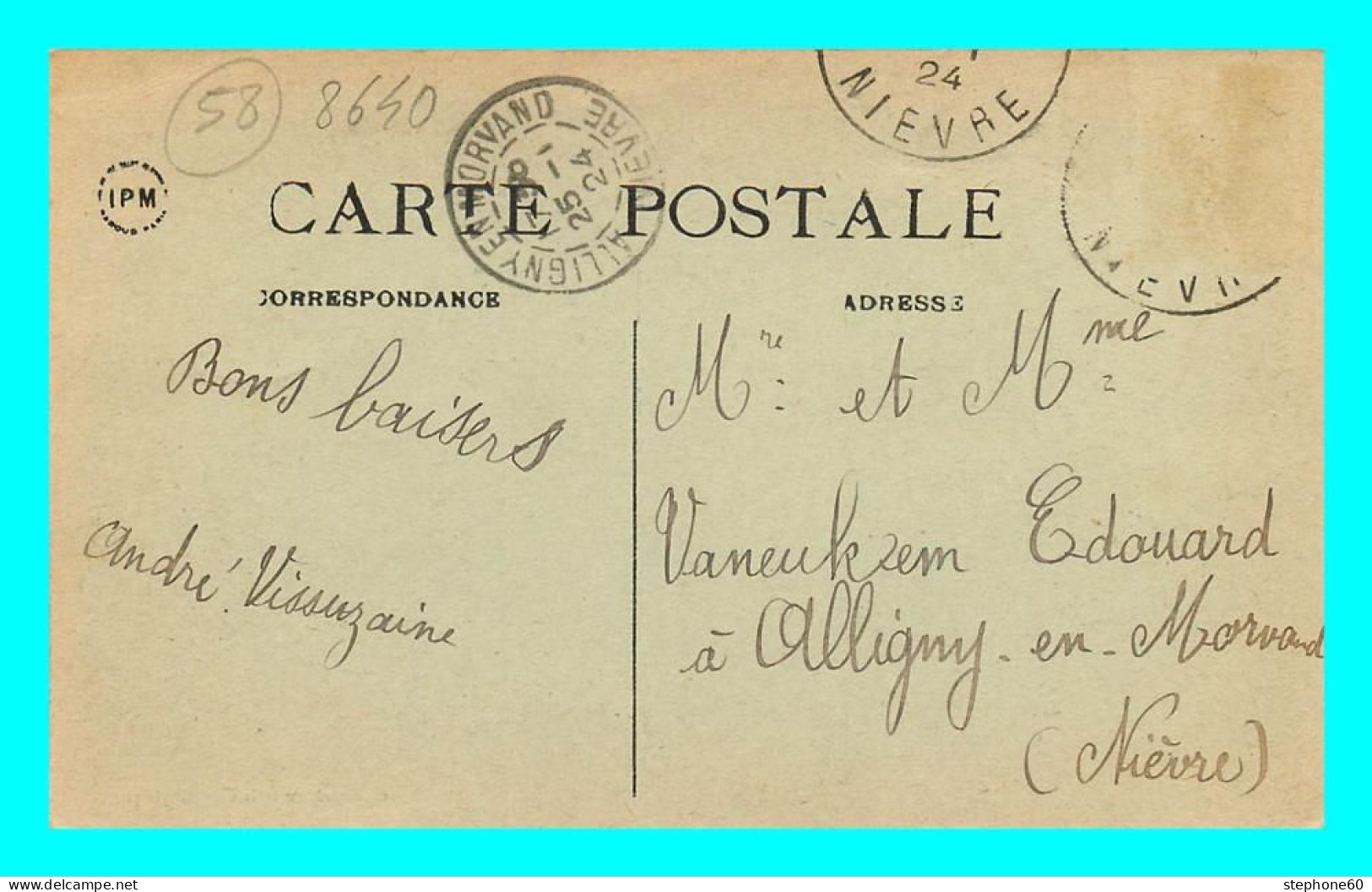 A863 / 555 58 - CORBIGNY Hospice - Corbigny