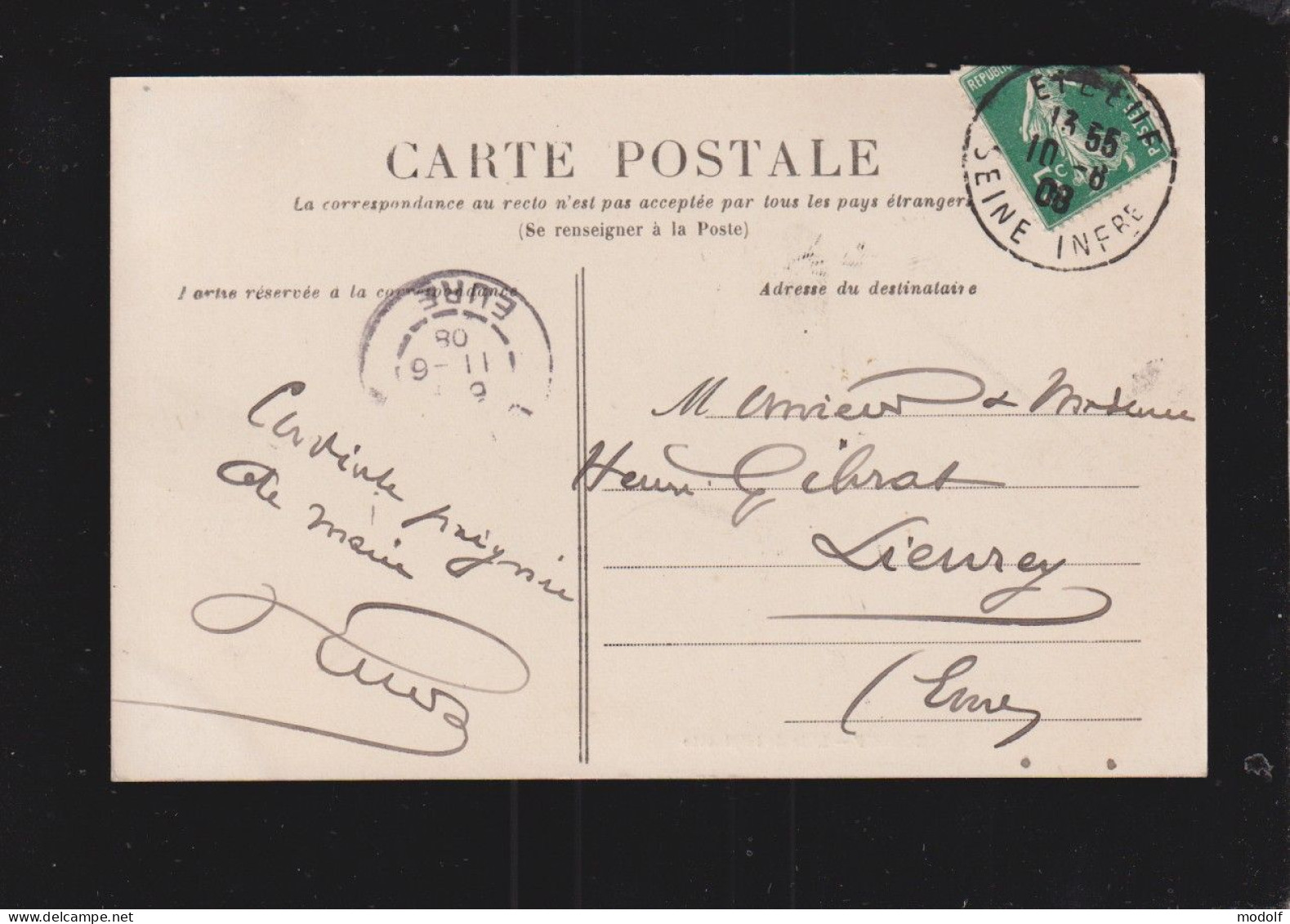 76 - Elbeuf - L'Ile De L'Epinette - Circulée En 1908 - Elbeuf