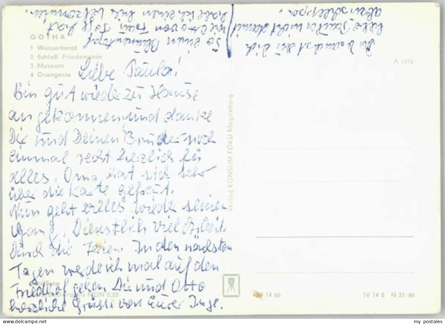 Gotha Thueringen Gotha  * 1965 - Gotha