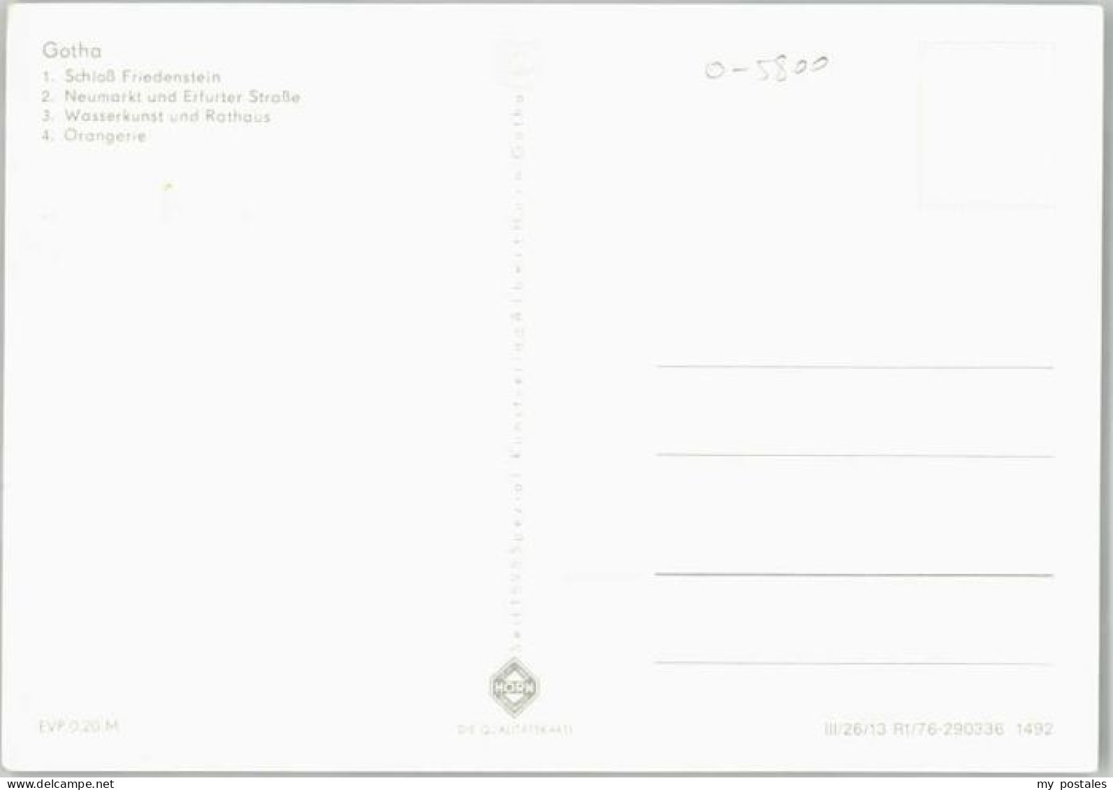 Gotha Thueringen Gotha  * 1970 - Gotha