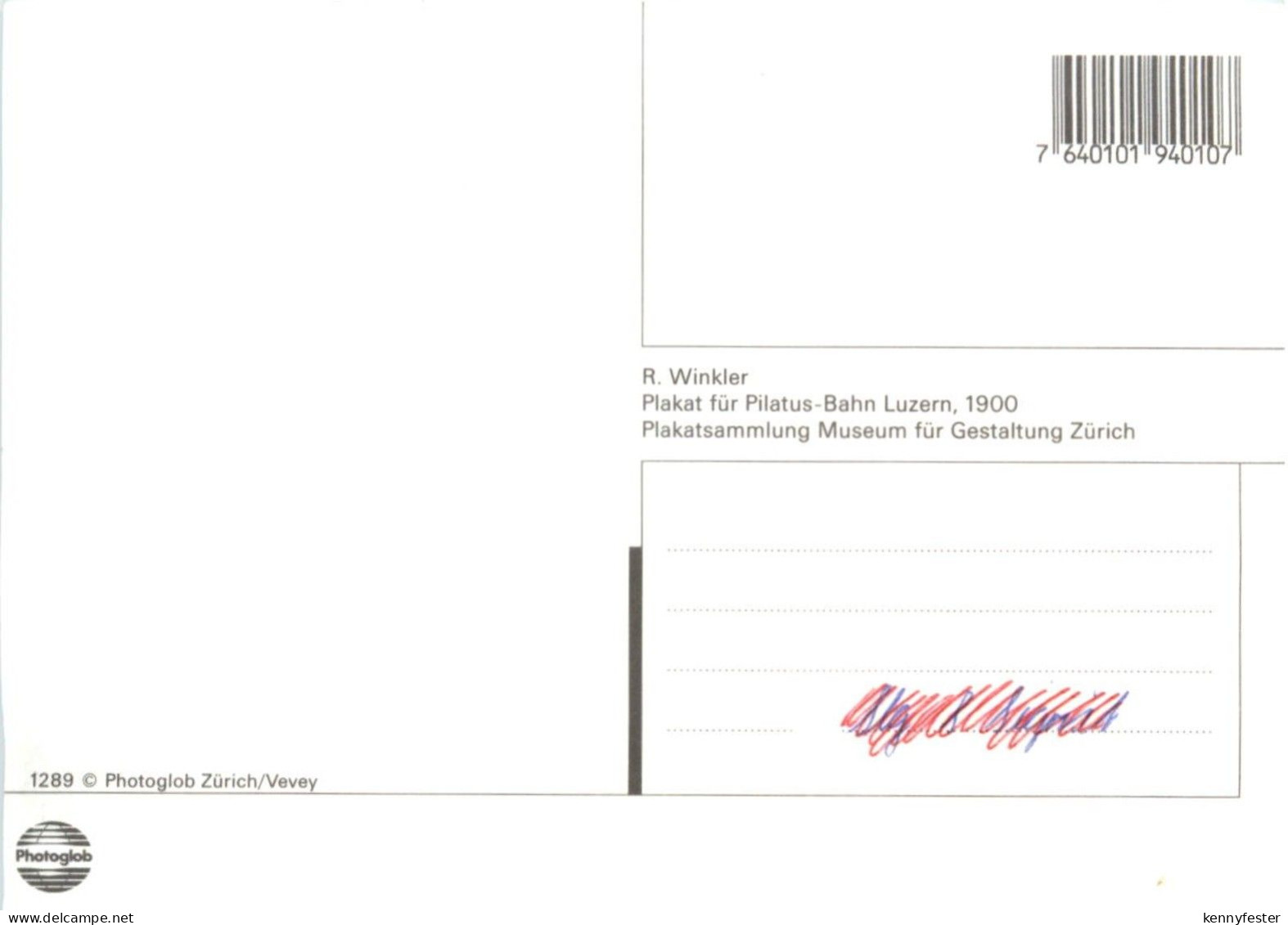 Pilatus Bahn - REPRO - Sonstige & Ohne Zuordnung