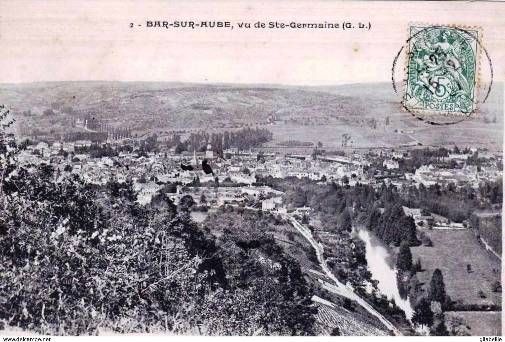 10 - Aube -  BAR Sur AUBE - Vu De  Sainte Germaine - Bar-sur-Aube