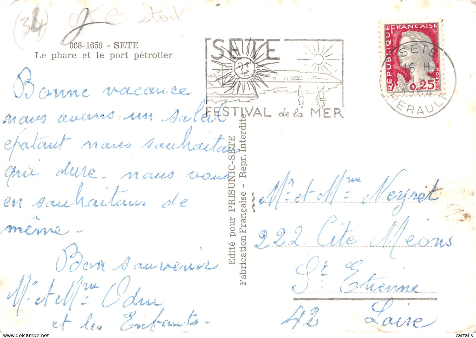 34-SETE-N°3898-D/0323 - Sete (Cette)