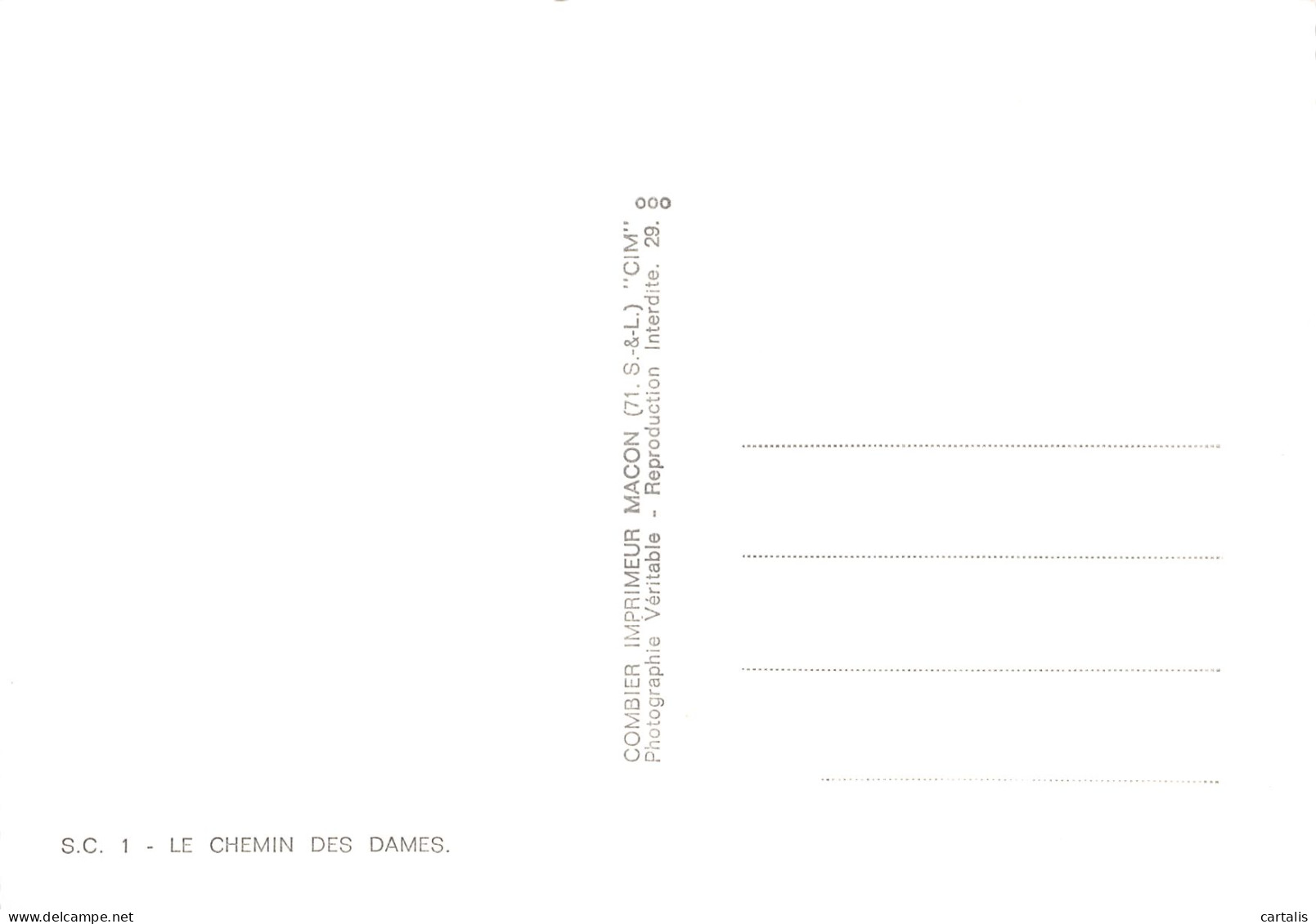 02-CHEMIN DES DAMES-N°C4037-A/0349 - Sonstige & Ohne Zuordnung