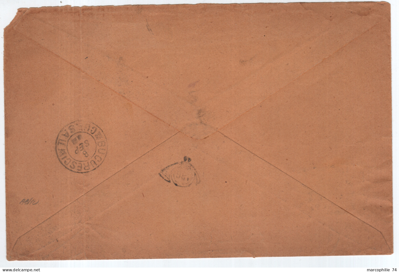 ROMANIA TAXE 30C GREEN BUCURESTI 1899 LETTRE COVER TECUCIU - Briefe U. Dokumente