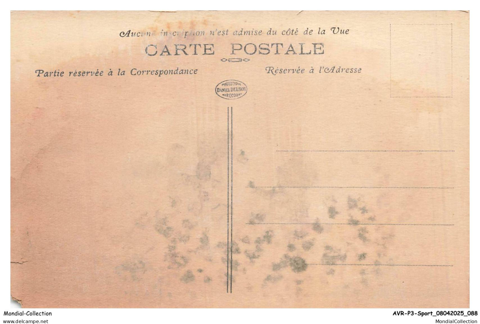 AVRP3-0171-SPORT - DIPLOME DE FANNY - BOULODROME - Bowls