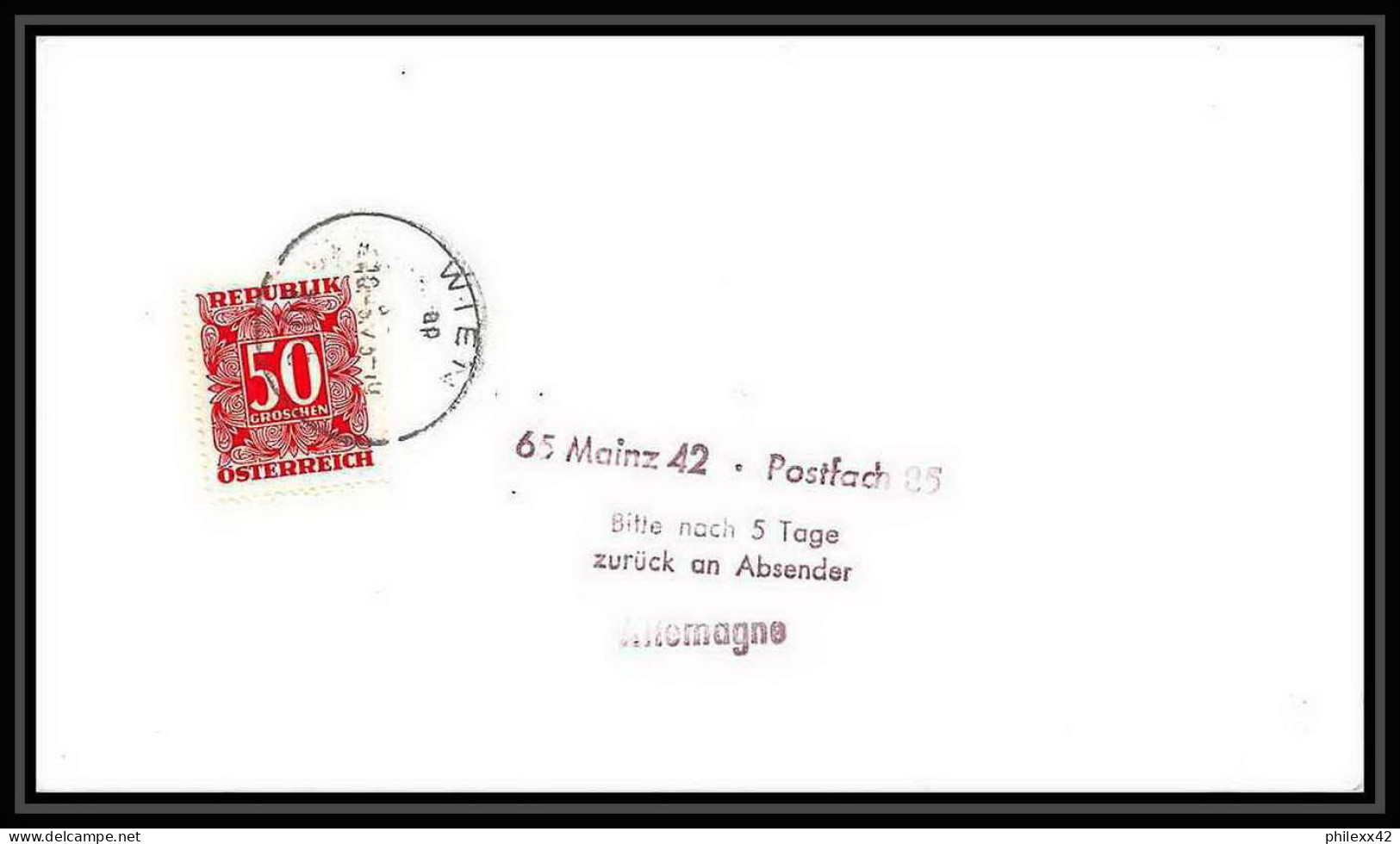 7093/ Espace (space Raumfahrt) Lettre (cover Briefe) 15/5/1973 Skylab 1 Bahrain Taxe Autriche (Austria) - Bahrein (1965-...)