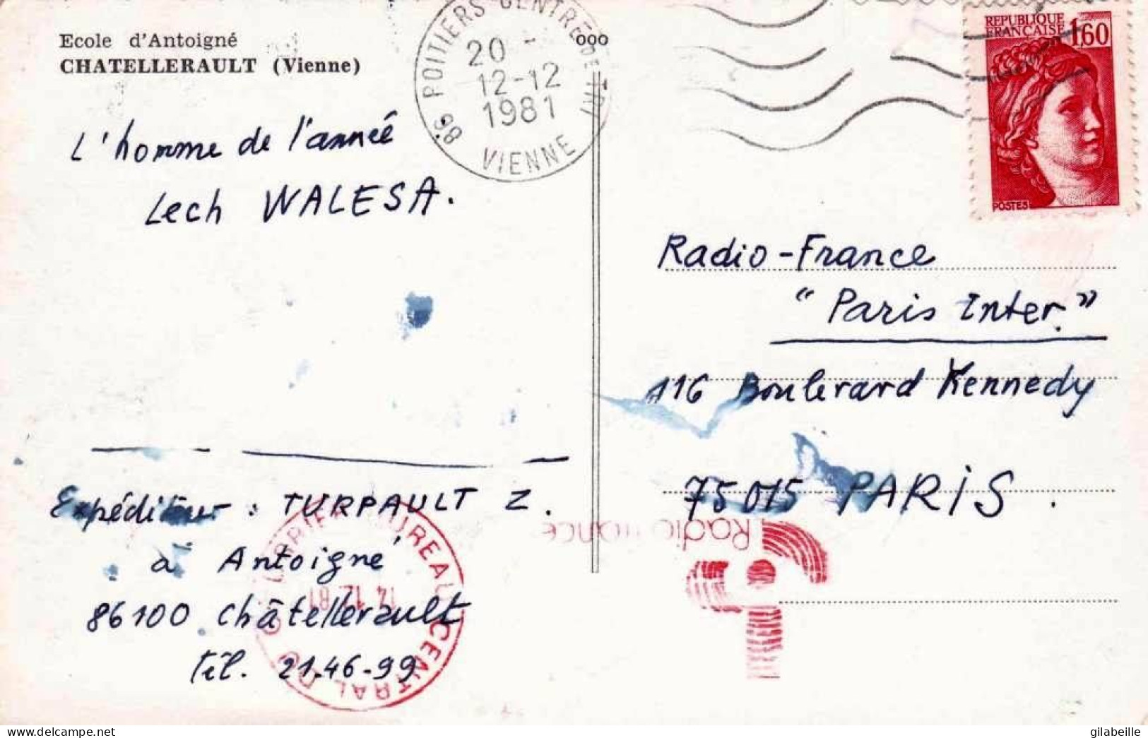 86 - Vienne -  CHATELLERAULT - Ecole D Antoigné - Chatellerault