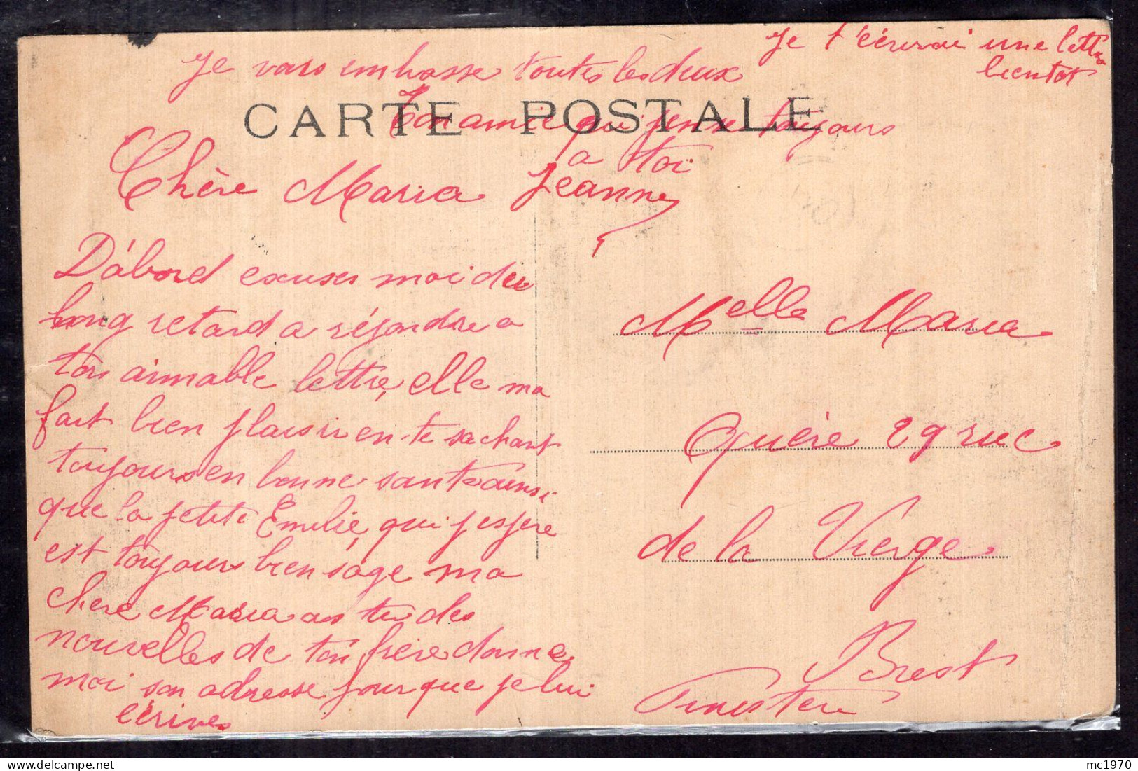 France - 1915 - Paris - The Boul Poissonniere - Public Transport (surface)
