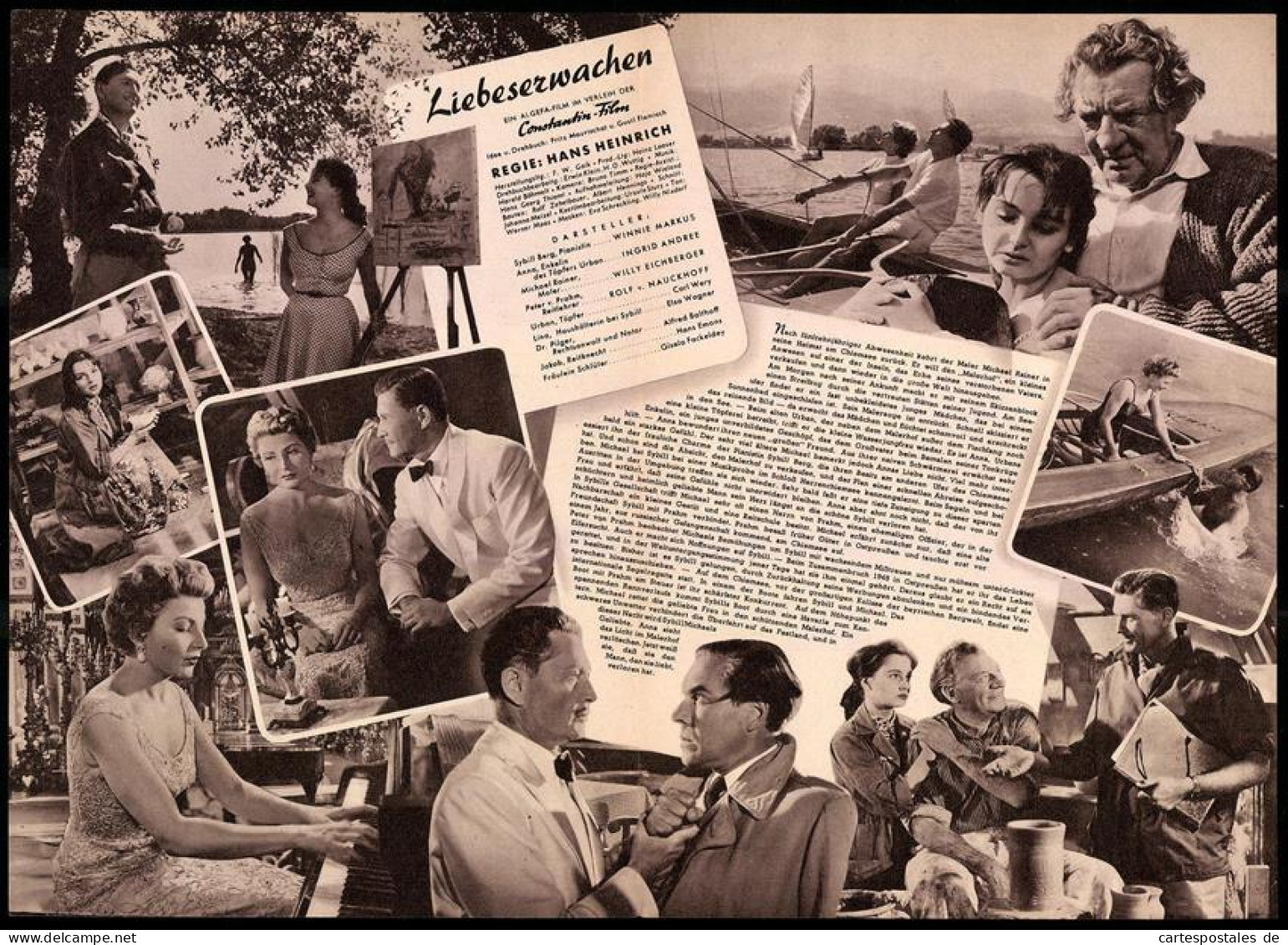 Filmprogramm IFB Nr. 2118, Liebeserwachen, Winnie Markus, Ingrid Andree, Regie: Hans Heinrich - Magazines