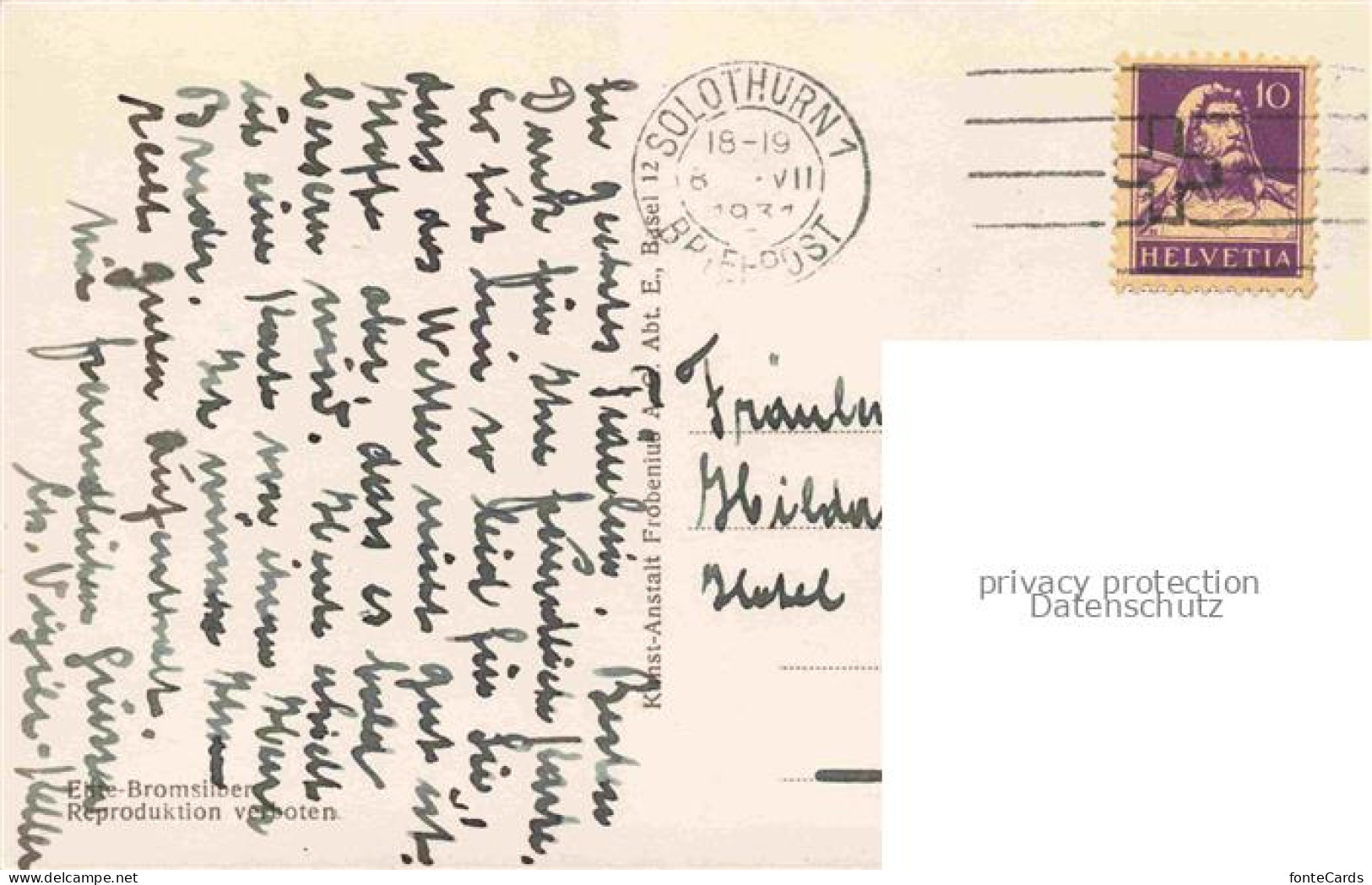 Solothurn Soleure SO Partie An Der Aare - Andere & Zonder Classificatie