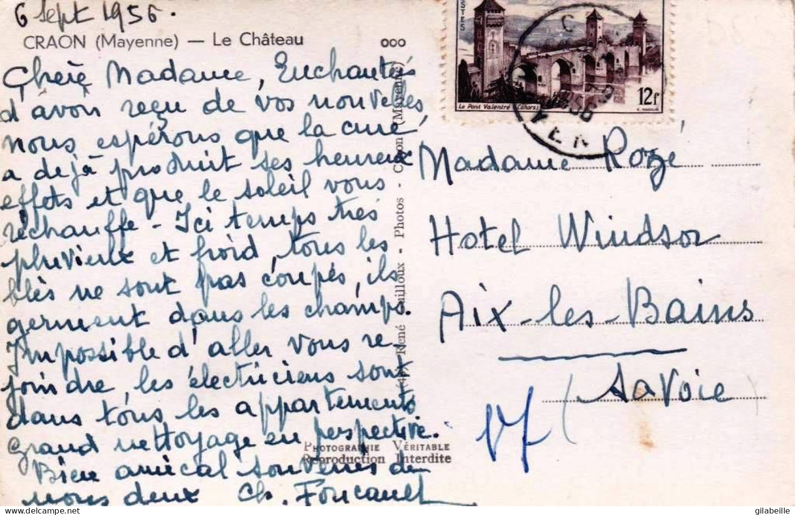 53 - Mayenne -  CRAON - Le Chateau - Craon