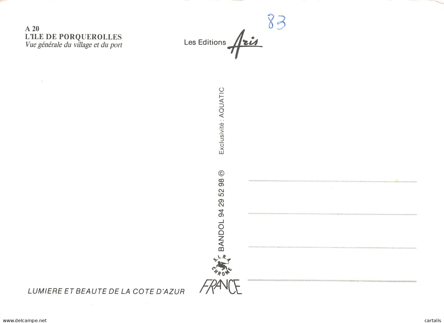 83-PORQUEROLLES-N°C4044-D/0171 - Porquerolles