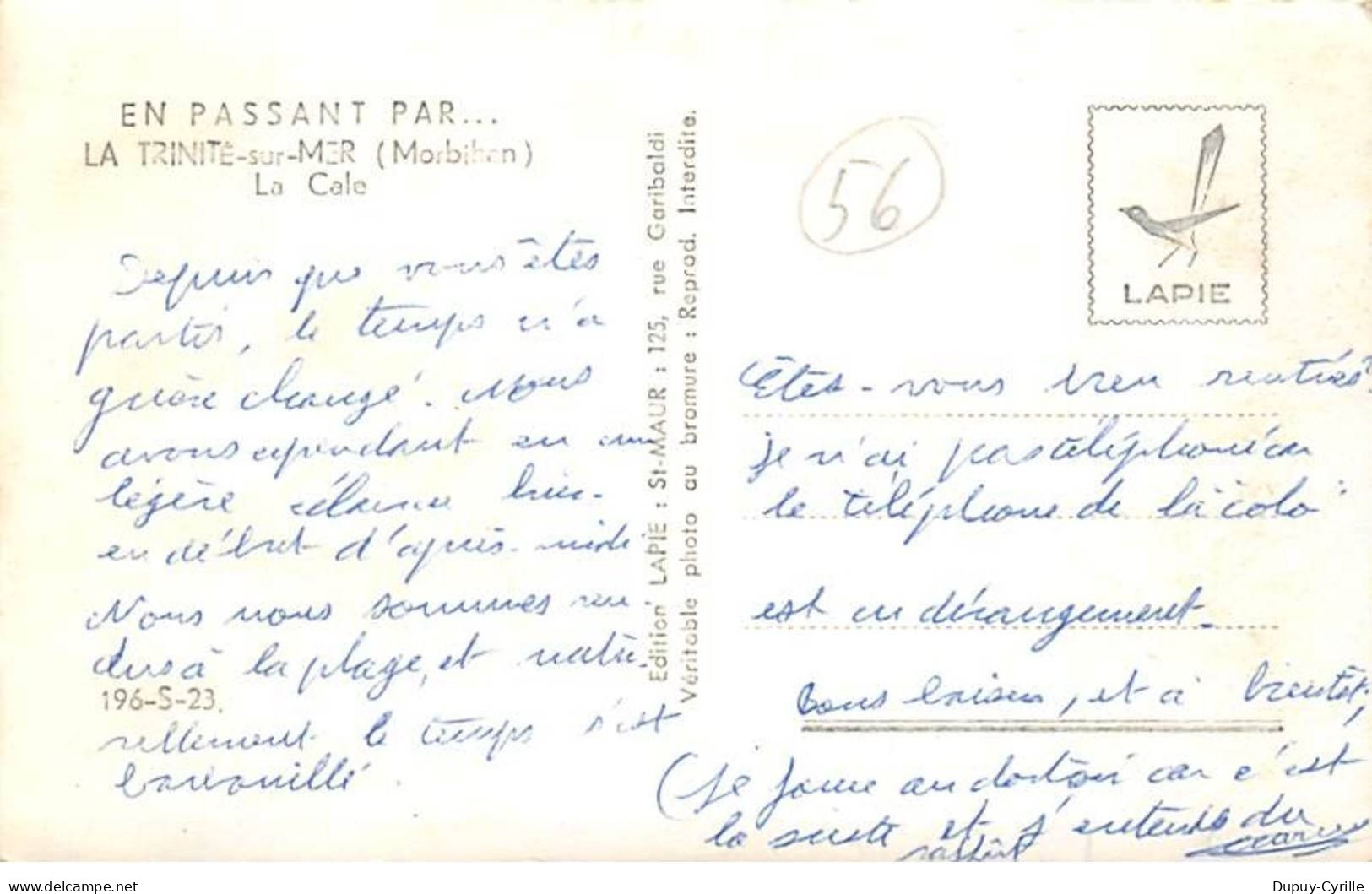 LA TRINITE SUR MER - La Cale - Très Bon état - La Trinite Sur Mer