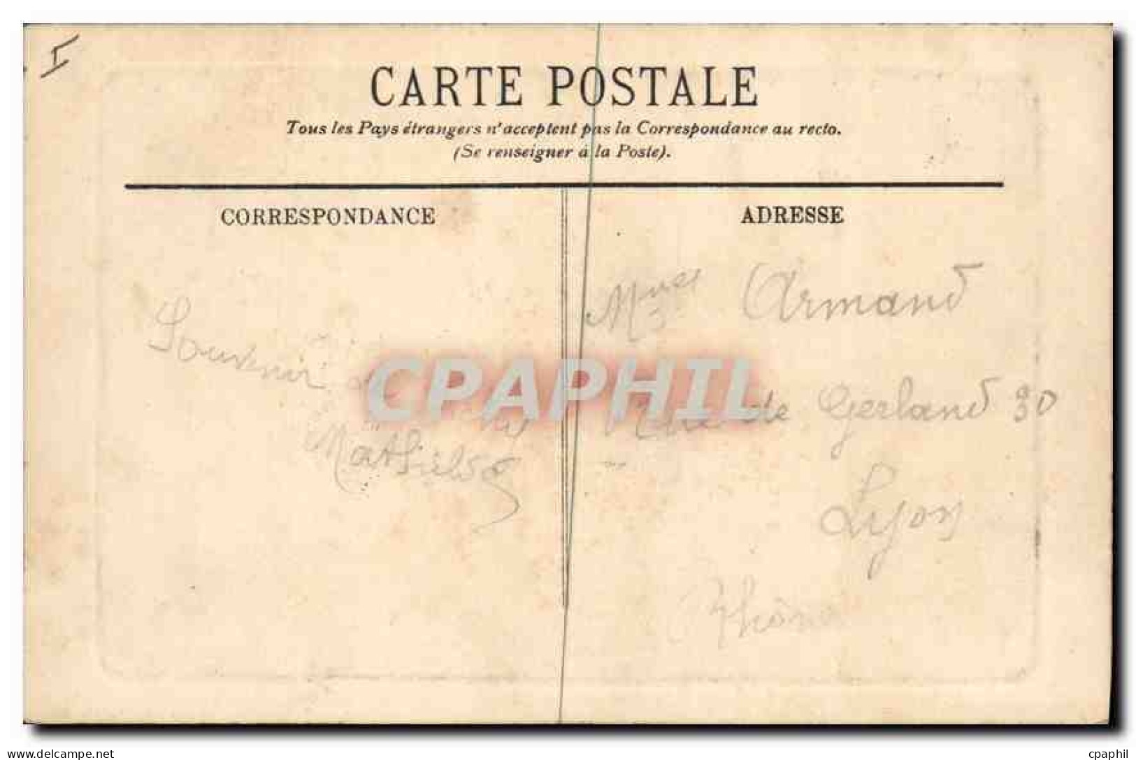 CPA Vichy Le Casino Un Coin De La Terrasse - Vichy