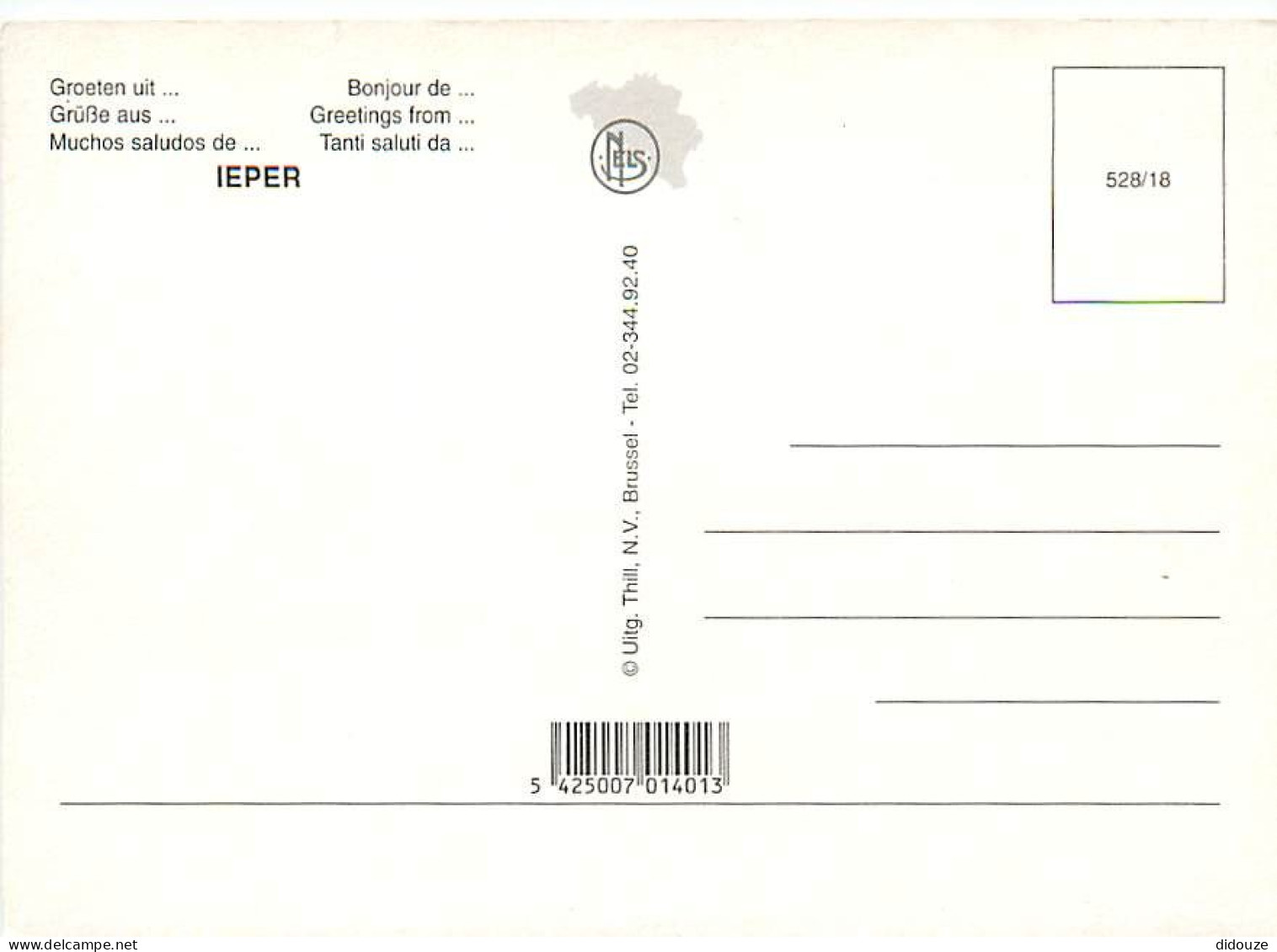 Belgique - Ypres - Ieper - Grand Place - Vue De Nuit - Automobiles - CPM - Carte Neuve - Voir Scans Recto-Verso - Ieper